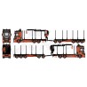 SCANIA PORTEUR REMORQUE PORTE BOIS