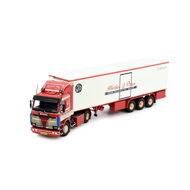 SCANIA R 143 AVEC REMORQUE FRIGORIFIQUE