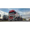 DAF XF SPACE CAB AVEC REMORQUE CONTAINER CITERNE