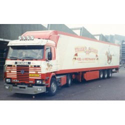 SCANIA 143 M AVEC REMORQUE FRIGORIFIQUE