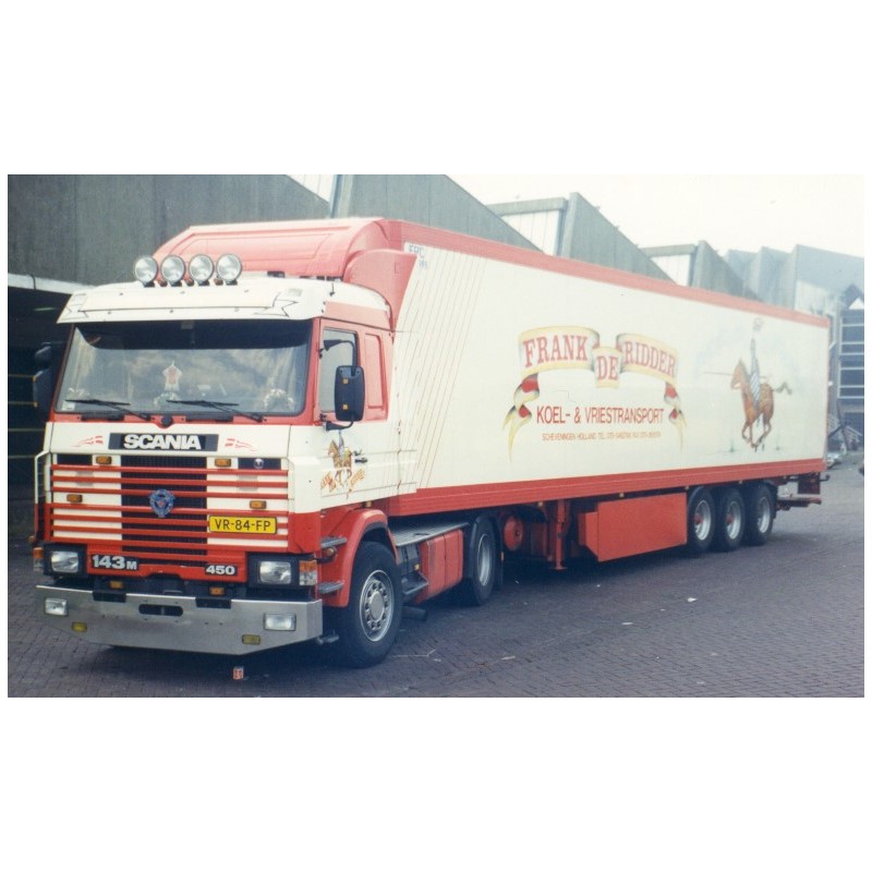SCANIA 143 M AVEC REMORQUE FRIGORIFIQUE