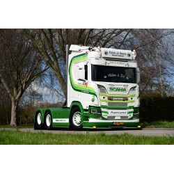 SCANIA R 520 AVEC REMORQUE PORTE BRIQUE