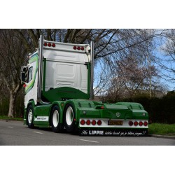 SCANIA R 520 AVEC REMORQUE PORTE BRIQUE