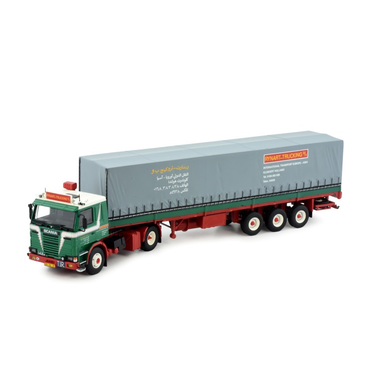 SCANIA R 142 AVEC REMORQUE BACHEE