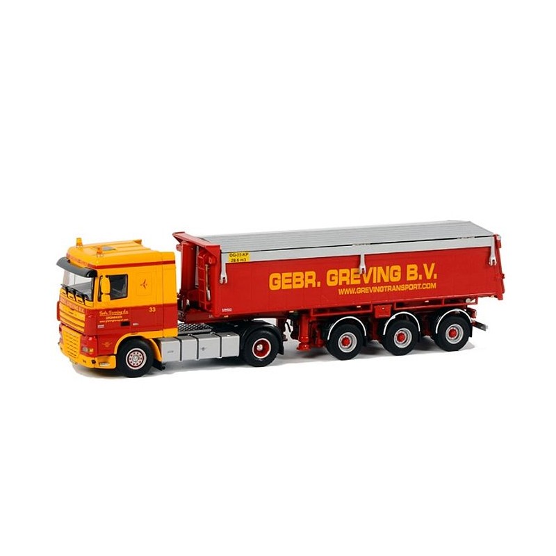 DAF XF 105 AVEC REMORQUE BENNE