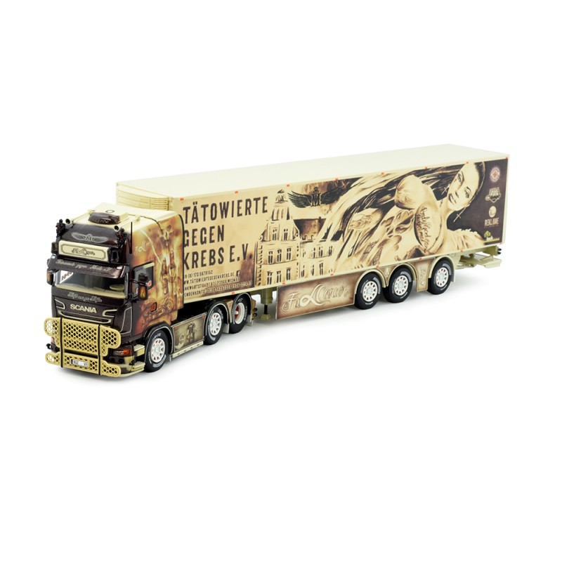 SCANIA R TOPLINE 6X2 AVEC REMORQUE FRIGORIFIQUE