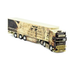 SCANIA R TOPLINE 6X2 AVEC REMORQUE FRIGORIFIQUE
