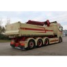 SCANIA PORTEUR BENNE AVEC GRUE