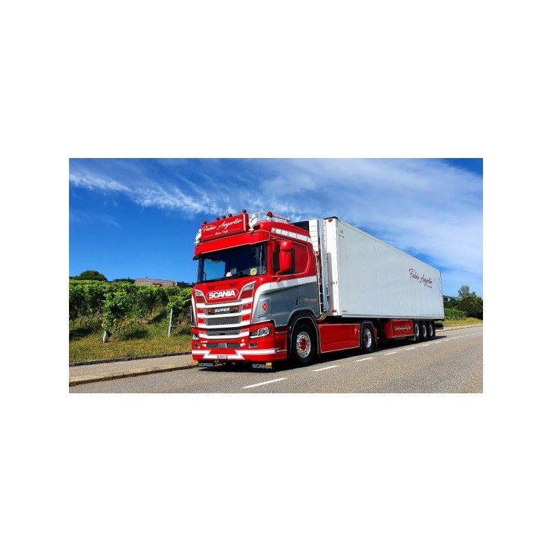 SCANIA R 520 AVEC REMORQUE FRIGORIFIQUE