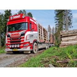 SCANIA R 650 PORTEUR REMORQUE GRUMIER