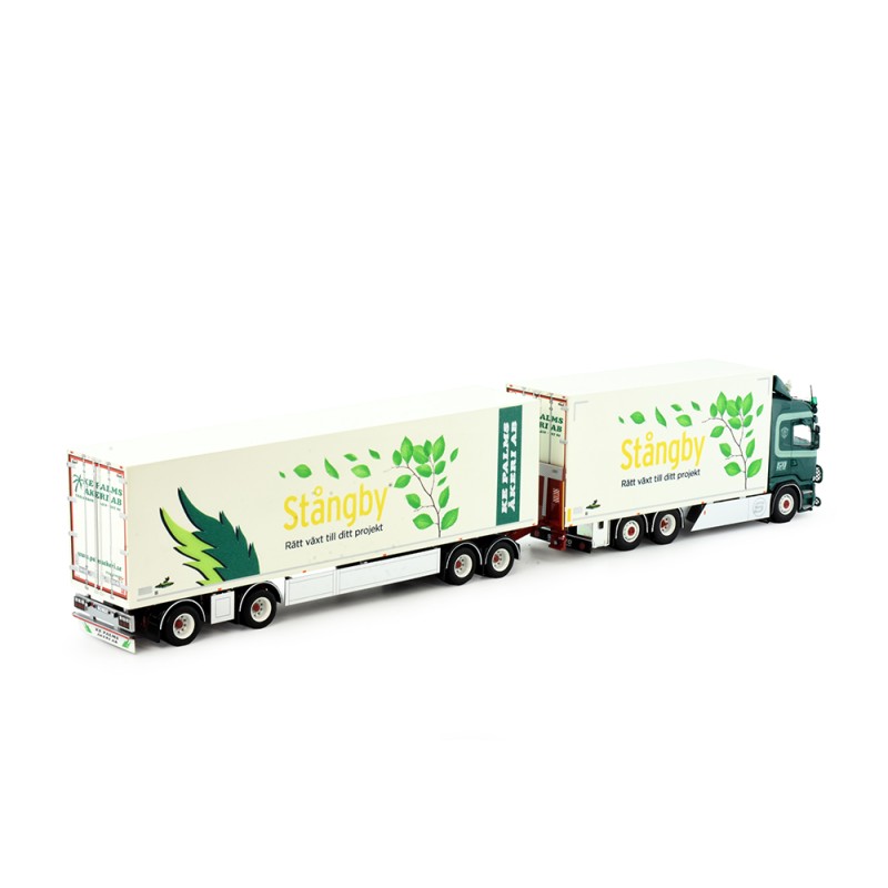 SCANIA 142 4x2 avec remorque frigorifique 3 essieux transport Neptune - Référence 64270