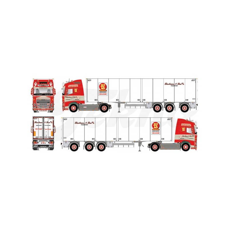 VOLVO FH 04 AVEC REMORQUE FRIGORIFIQUE