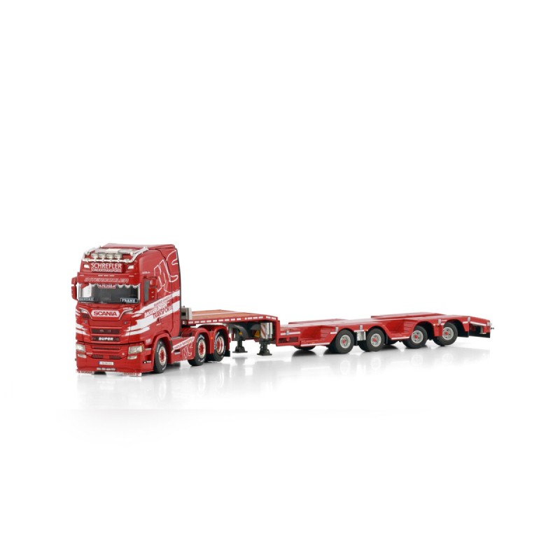 SCANIA S HIGHLINE CS20H 6X2 AVEC REMORQUE PORTE ENGINS