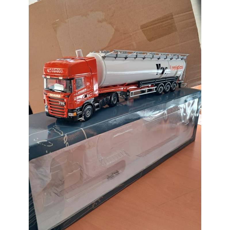 SCANIA TOPLINE AVEC REMORQUE PULVEE