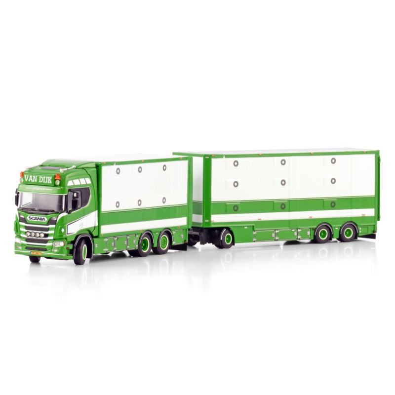 SCANIA R HIGHLINE PORTEUR REMORQUE BETAILLERE