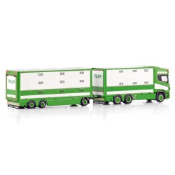 SCANIA R HIGHLINE PORTEUR REMORQUE BETAILLERE