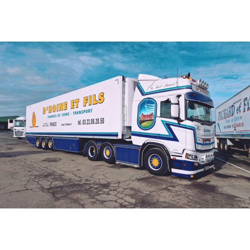 SCANIA R HIGHLINE CR20H 6X2 AVEC REMORQUE FRIGORIFIQUE