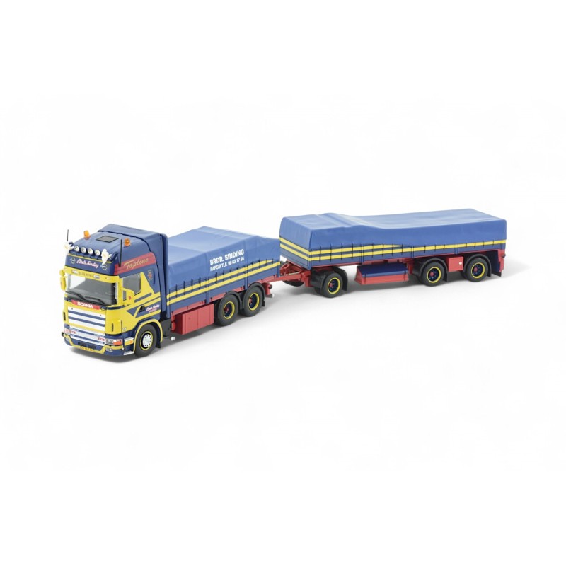 Tekno Scania 144 PORTEUR REMORQUE
