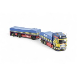 Tekno Scania 144 PORTEUR REMORQUE