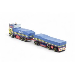 Tekno Scania 144 PORTEUR REMORQUE