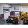 GARAGE POIDS LOURD AVEC ECLAIRAGE AU 1/50