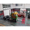 GARAGE POIDS LOURD AVEC ECLAIRAGE AU 1/50