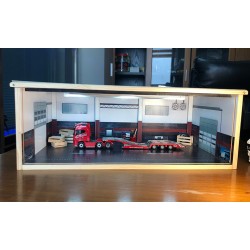 GARAGE POIDS LOURD AVEC ECLAIRAGE AU 1/50