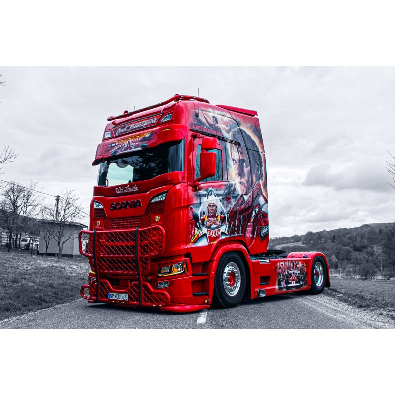 Camion Scania R 560 Iggy Madden Transport, WSI 1/50, édition Limitée N°190/200, Neuf