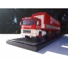 BERLIET TR 280 AVEC REMORQUE BACHEE 3 ESSIEUX