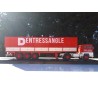 BERLIET TR 280 AVEC REMORQUE BACHEE 3 ESSIEUX