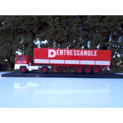 BERLIET TR 280 AVEC REMORQUE BACHEE 3 ESSIEUX