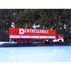 BERLIET TR 280 AVEC REMORQUE BACHEE 3 ESSIEUX