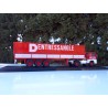BERLIET TR 280 AVEC REMORQUE BACHEE 3 ESSIEUX