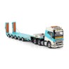 VOLVO FH5 GLOBETROTTER 6X4  AVEC REMORQUE PORTE ENGINS