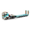 VOLVO FH5 GLOBETROTTER 6X4  AVEC REMORQUE PORTE ENGINS