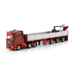 DAF XF SH AVEC REMORQUE PORTE BRIQUES