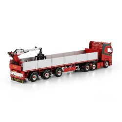 DAF XF SH AVEC REMORQUE PORTE BRIQUES