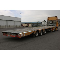 DAF XG+ 6X2 TWIN  AVEC REMORQUE PLATEAU