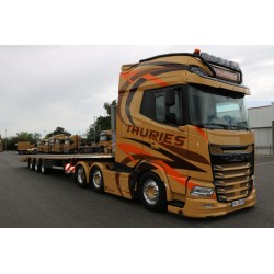 DAF XG+ 6X2 TWIN  AVEC REMORQUE PLATEAU
