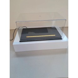 Boîte vitrine de luxe avec eclairage pour 2 tracteurs 1/50