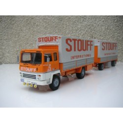 BERLIET GR 280 PORTEUR REMORQUE TRANSPORT STOUFF INTERNATIONAL